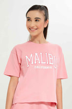 Load image into Gallery viewer, تيشيرت وردي للبنات الكبار