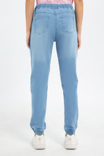 Load image into Gallery viewer, جوغرز باللون الأزرق للبنات الكبار