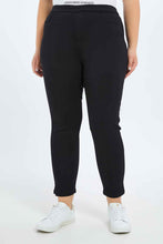 Load image into Gallery viewer, جيغنغ باللون الأسود للنساء