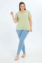 Load image into Gallery viewer, جينز أزرق للنساء