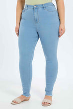 Load image into Gallery viewer, جينز أزرق للنساء