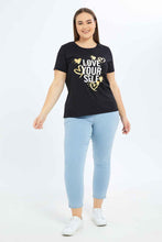 Load image into Gallery viewer, بنطلون جيغنغ أزرق للنساء