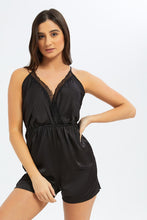 Load image into Gallery viewer, طقم رومبير باللون الأسود للنساء