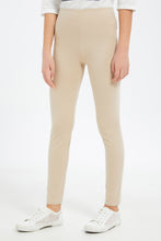 Load image into Gallery viewer, ليغنغز باللون البيج للبنات الكبار