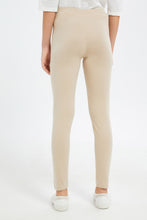 Load image into Gallery viewer, ليغنغز باللون البيج للبنات الكبار