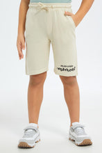 Load image into Gallery viewer, شورت باللون البيج للأولاد الصغار
