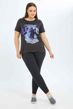 Load image into Gallery viewer, ليغينغ سادة باللون الرمادي للنساء