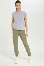 Load image into Gallery viewer, تيشيرت باللون الرمادي للبنات الكبار