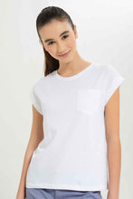 Load image into Gallery viewer, تيشيرت باللون الأبيض للبنات الكبار