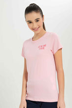Load image into Gallery viewer, تيشيرت باللون الوردي للبنات الكبار