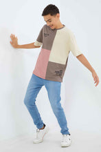 Load image into Gallery viewer, تيشيرت متعدد الألوان مطبوع للأولاد الكبار