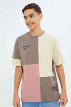 Load image into Gallery viewer, تيشيرت متعدد الألوان مطبوع للأولاد الكبار