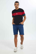 Load image into Gallery viewer, شورت باللون النيلي للرجال