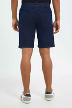 Load image into Gallery viewer, شورت باللون الكحلي الغامق للرجال