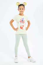 Load image into Gallery viewer, تيشيرت مطبوع باللون الوردي للبنات الصغار