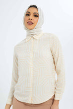 Load image into Gallery viewer, قميص مطبوع باللون الوردي للنساء