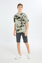 Load image into Gallery viewer, شورت سهل الإرتداء باللون الرمادي للأولاد الكبار