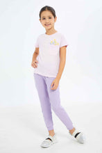 Load image into Gallery viewer, قميص باللون المشمشي للبنات