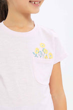 Load image into Gallery viewer, قميص باللون المشمشي للبنات