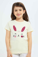 Load image into Gallery viewer, تي شيرت باللون البيج للبنات