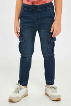 Load image into Gallery viewer, بنطلون رياضي بولون كحلي للأولاد