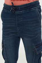 Load image into Gallery viewer, بنطلون رياضي بولون كحلي للأولاد