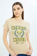 Load image into Gallery viewer, تيشيرت بيج بطبعة ميني ماوس للنساء