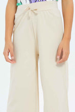 Load image into Gallery viewer, بنطلون جيرسيه باللون البيج للبنات
