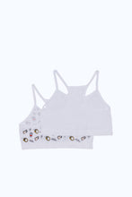 Load image into Gallery viewer, طقم صدرية باللون الأبيض للبنات الكبار (قطعتين)