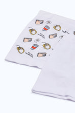 Load image into Gallery viewer, طقم بوكسر شورت باللون الأبيض للبنات الكبار (قطعتين)