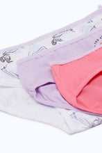 Load image into Gallery viewer, طقم سراويل مطبوع متعدد الألوان للبنات الصغار (3 قطع)