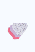 Load image into Gallery viewer, طقم سراويل مطبوع متعدد الألوان للبنات الصغار (3 قطع)