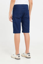 Load image into Gallery viewer, شورت جينز بايكر باللون المحلي للأولاد الكبار