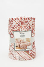Load image into Gallery viewer, لحاف وردي مطبوع 3 قطع (حجم مزدوج)