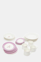 Load image into Gallery viewer, طقم عشاء باللون البنفسجي (20 قطعة)