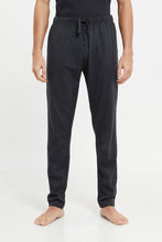 Load image into Gallery viewer, بنطلون بيجامة باللون الرمادي الداكن للرجال