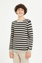 Load image into Gallery viewer, بلوفر مخطط باللون البيج