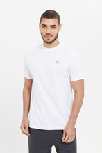 Load image into Gallery viewer, طقم بيجامة سادة باللوني الأبيض و الرمادي الغامق للرجال (قطعتين)