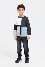 Load image into Gallery viewer, بلوفر سادة متعدد الألوان للأولاد الصغار