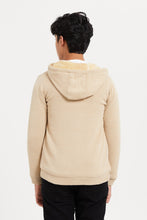 Load image into Gallery viewer, سترة صوفية منسوجة باللون البيج للأولاد الكبار