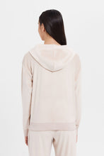 Load image into Gallery viewer, سويتشيرت بقبعة باللون البيج للبنات الكبار