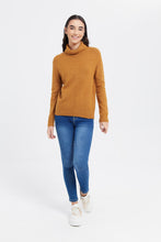 Load image into Gallery viewer, سترة الخردل ذات الرقبة العالية