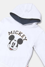 Load image into Gallery viewer, سويتشيرت بطبعة ميكي ماوس باللون الأبيض للأولاد الرضّع
