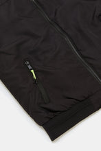 Load image into Gallery viewer, جاكيت شتوي باللون الأسود للأولاد الكبار