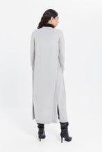 Load image into Gallery viewer, سترة محبوكة رمادية نسائية