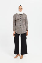 Load image into Gallery viewer, سترة نسائية بنية متقلب