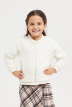 Load image into Gallery viewer, سويتشيرت بيج بسحاب أمامي للبنات الصغار