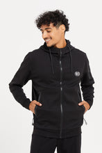 Load image into Gallery viewer, سويتشيرت مزين باللون الأسود للرجال
