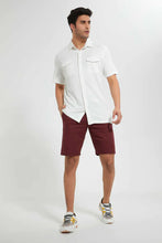 Load image into Gallery viewer, White Shirt With Pocket قميص بجيوب باللون الأبيض