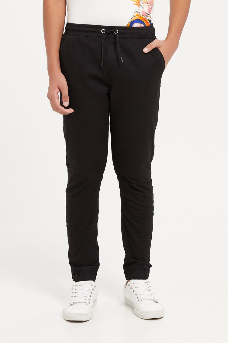 بنطلون أسود كاجوال للأولاد الكبار